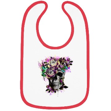 Discover Flower Skull Streetwear Bibs