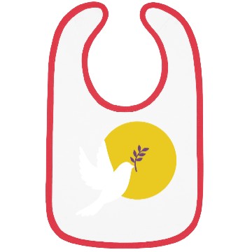 Discover peace dove purple peace Ukraine Bibs