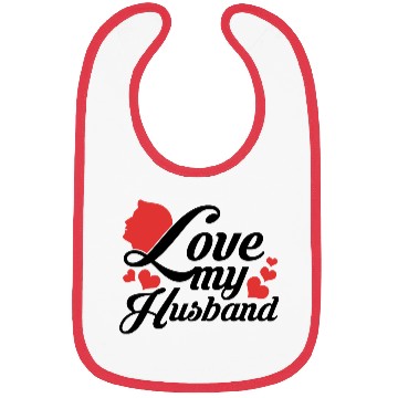 Discover I love my husband Bibs