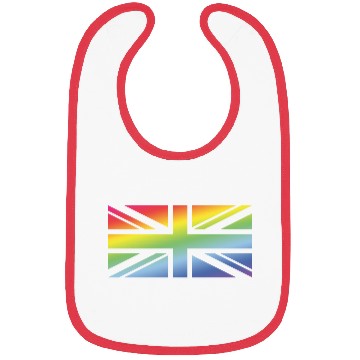 Discover Union Jack / Rainbow Flag (Great Britain / UK) Bibs