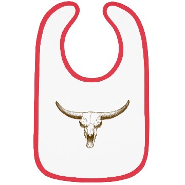 Discover bull skull Bibs