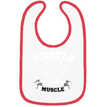 Discover Hustle for that muscle ,gym Bibs