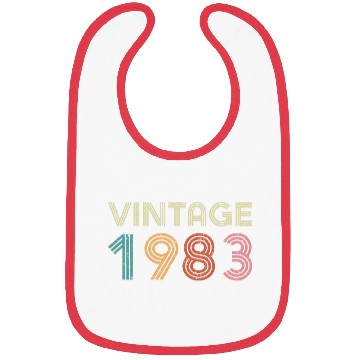 Discover 40th Birthday - Vintage 1983 Bibs