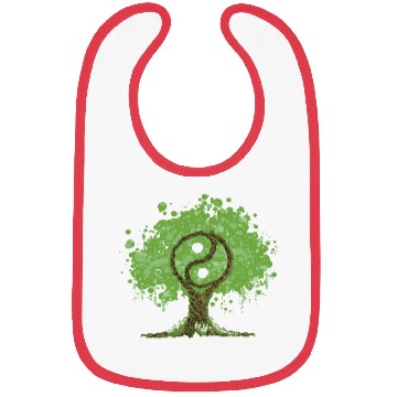 Discover Ying Yang Tree of Life Bibs