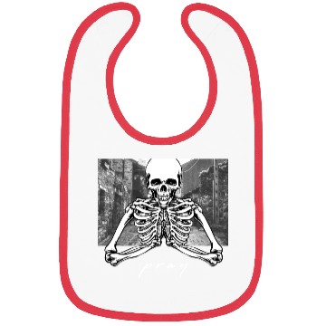 Discover Pray Skeleton Streetwear Bibs