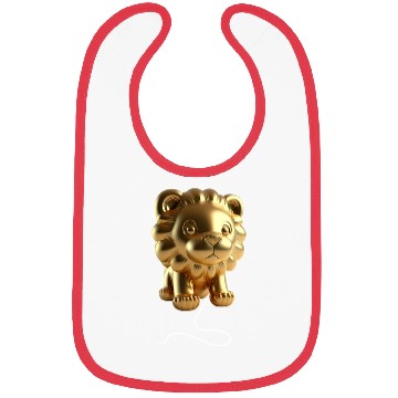 Discover Lion Gold Balloon Bibs
