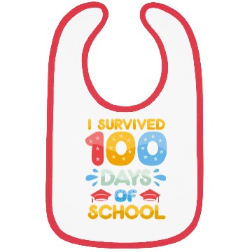 Discover i survived 100 days of school Bibs