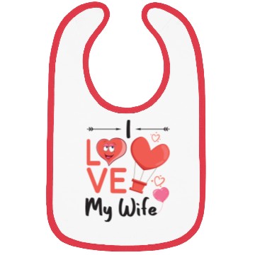 Discover I Love My Wife Bibs