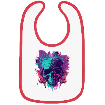 Discover skull 1 Bibs