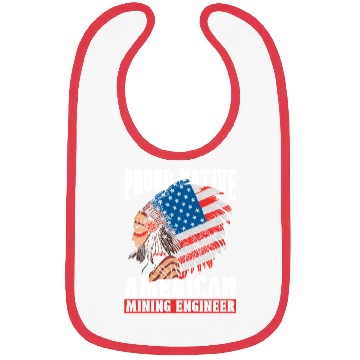 Discover Engineer Engineering Us Flag Mining Engineer Bibs