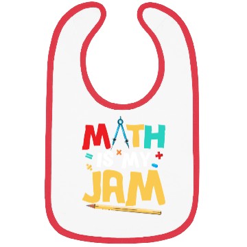 Discover Math Is My Jam Education Math Teacher Bibs