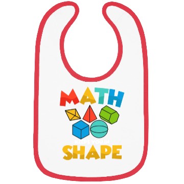 Discover Math Keeps You In Shape Education Math Teacher Bibs