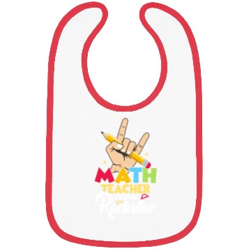 Discover Math Teacher Educational Rockstar School Education Bibs