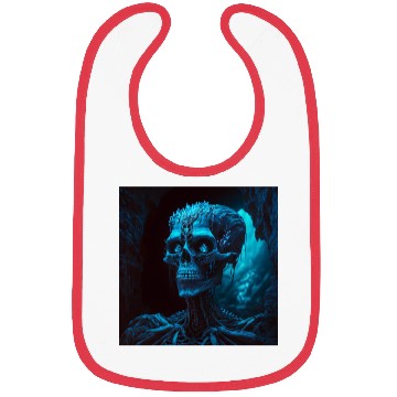 Discover Glamour shot of a skeletal dark witch Bibs