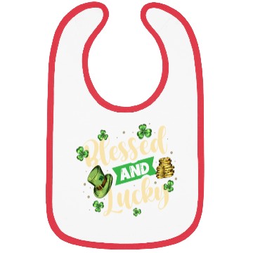 Discover Blessed And Lucky Irish Pride St. Patricks Day Bibs