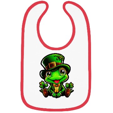 Discover Frog Spells On St. Patrick's Day Bibs