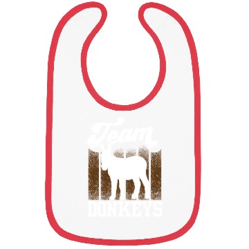 Discover Team Donkeys Farm Animal Donkey Lover Bibs