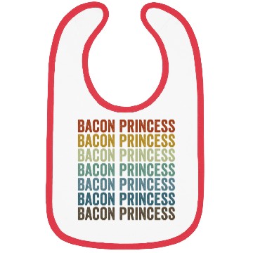 Discover Bacon Princess Bacon Lover Princess Bibs
