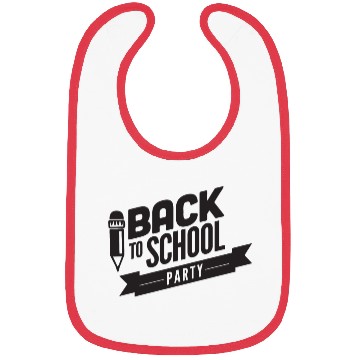 Discover Back to School Typography Bibs
