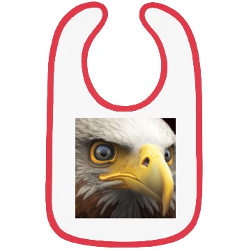 Discover bald eagle eyes hyper realistic hyper details Bibs