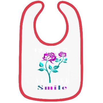 Discover 2007 Born Vintage Rose Gift Bibs