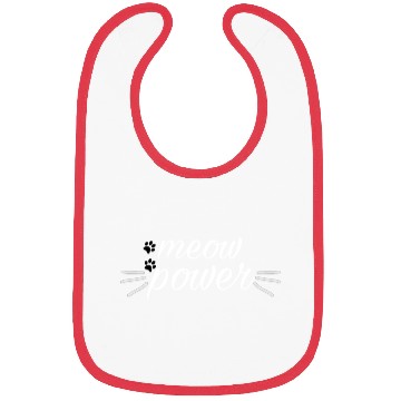 Discover Meow power cats Bibs
