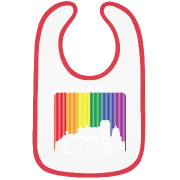 Discover Los Angeles LGBT Rainbow Flag Bibs