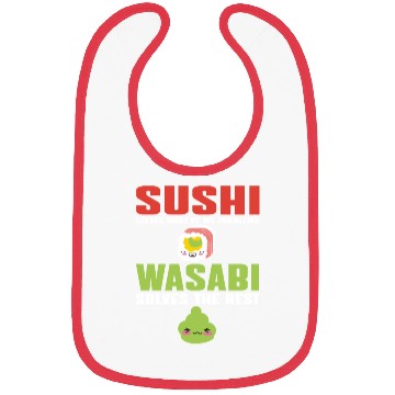 Discover Sushi And Wasabi Bibs