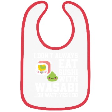 Discover Sushi And Wasabi Bibs