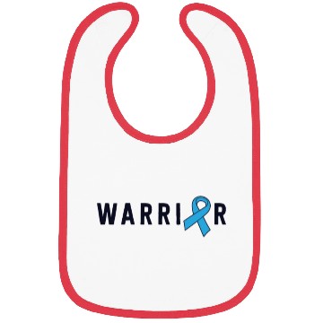 Discover Prostate Cancer Warrior Light Blue Ribbon Dad Bibs