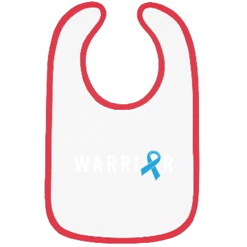 Discover Prostate Cancer Warrior Light Blue Ribbon Dad Bibs
