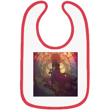Discover Psychedelic Clocktower Specter Bibs