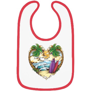 Discover Beach love surfing Bibs