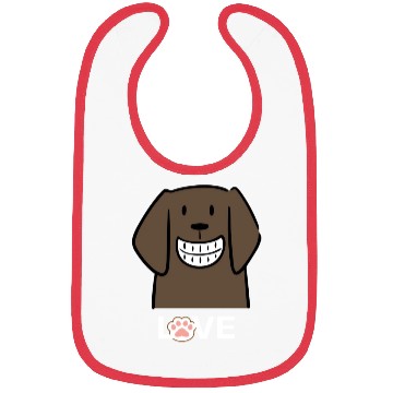 Discover Love Dog Bibs