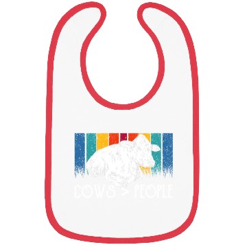 Discover Cows > People Lover Farm Animals Cow Bibs