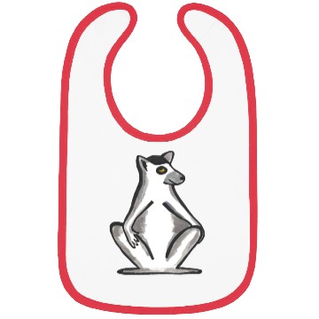 Discover chiling lazy monkey ringtailed lemur Bibs