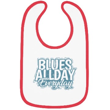 Discover Blues all Day Everyday Music Trumpet Bibs