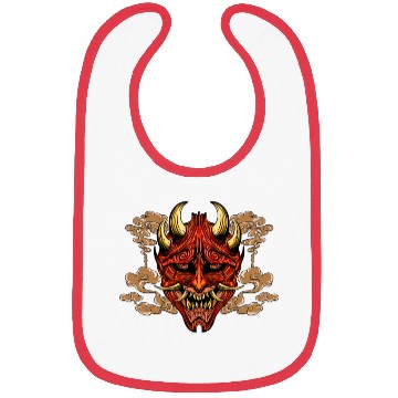 Discover Oni Demon Japan Bibs