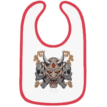Discover Oni Demon Japan Bibs