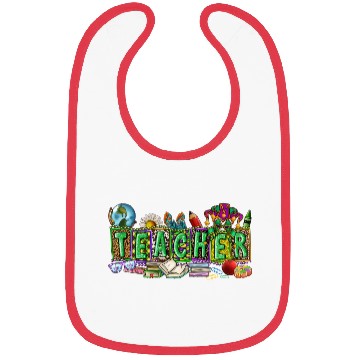 Discover Mardi Gras Teacher Bibs