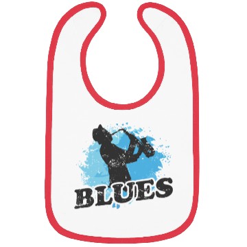 Discover Blues Saxophone Music Trumpet Bibs