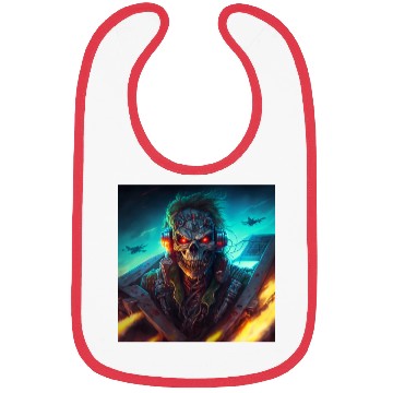 Discover ZOMBIE IRON MAIDEN (version 13) Bibs