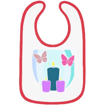 Discover colored candles Bibs