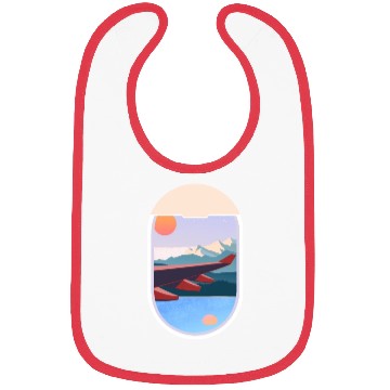 Discover Wanderlust Plane Window Travel Landscape Nature Bibs