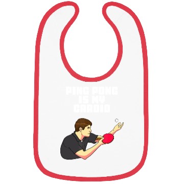 Discover Ping Pong Is My Cardio Funny Table Tennis Bibs