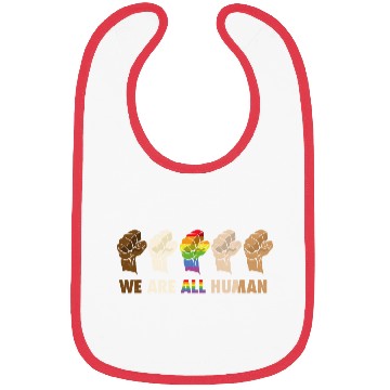 Discover We are all Human - Pride Diversity Bibs