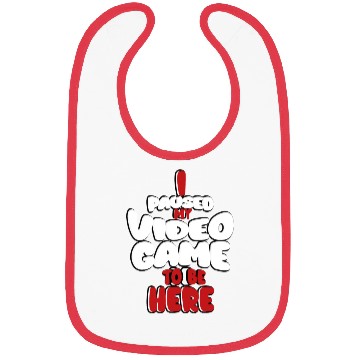 Discover I Paused My Game To Be Here Mens Kids Boys Bibs