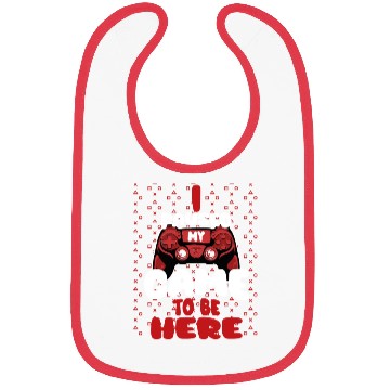 Discover I Paused My Game To Be Here Mens Kids Boys Bibs