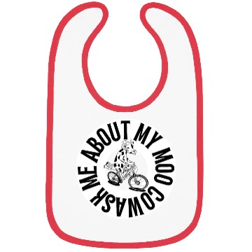 Discover Ask Me About My Moo Cow Bibs