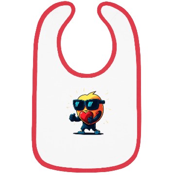 Discover Valentine's Day Heart Bibs